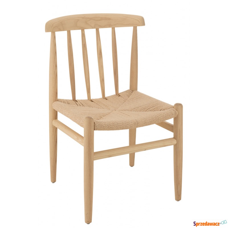 Krzesło Oslo drewniane z plecionym siedziskiem - Krzesła kuchenne - Jaworzno