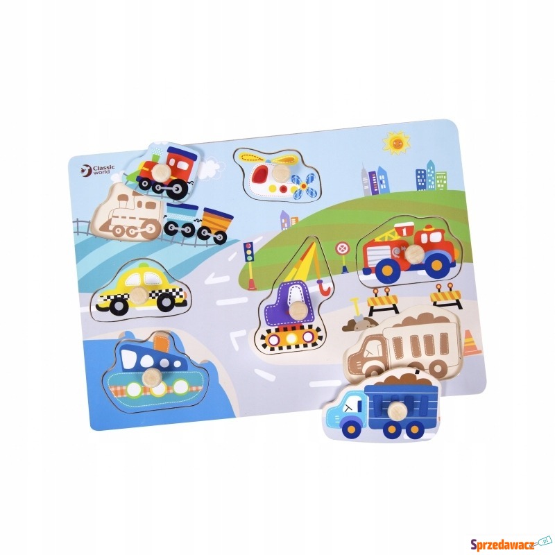 Puzzle z pinezkami ruch drogowy dla dzieci - Puzzle - Gorlice