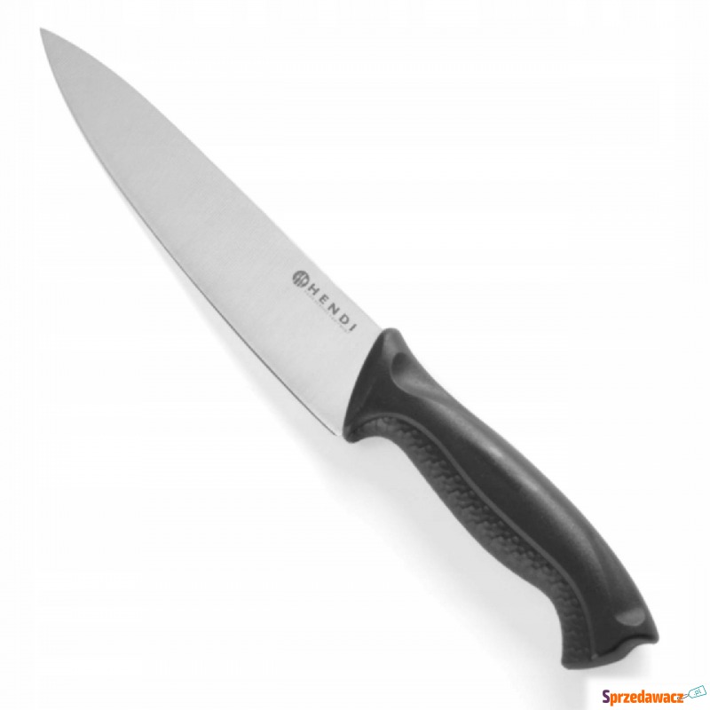 Nóż kucharski czarny haccp 180 mm - Sztućce, noże - Radom