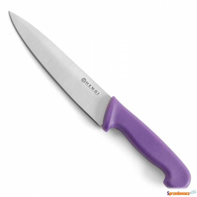 Nóż kuchenny dla alergików haccp fioletowy 320mm - Sztućce, noże - Biała Podlaska