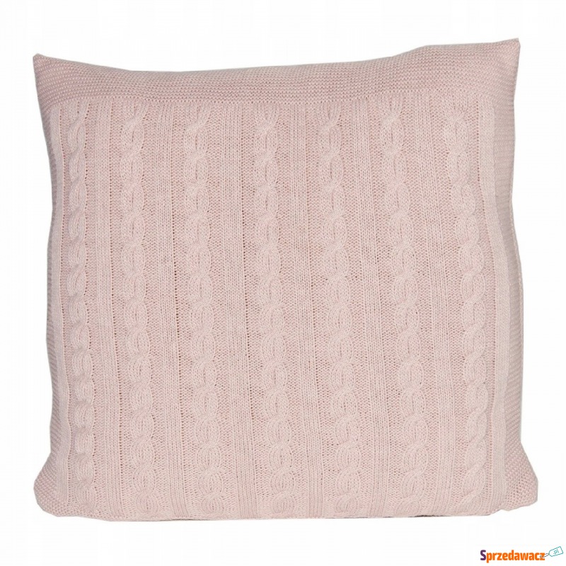 Poduszka dekoracyjna sweterek różowa - Poduszki - Białogard