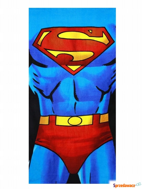 Ręcznik superman bawełna kąpielowy 140x70cm - Ręczniki - Wodzisław Śląski