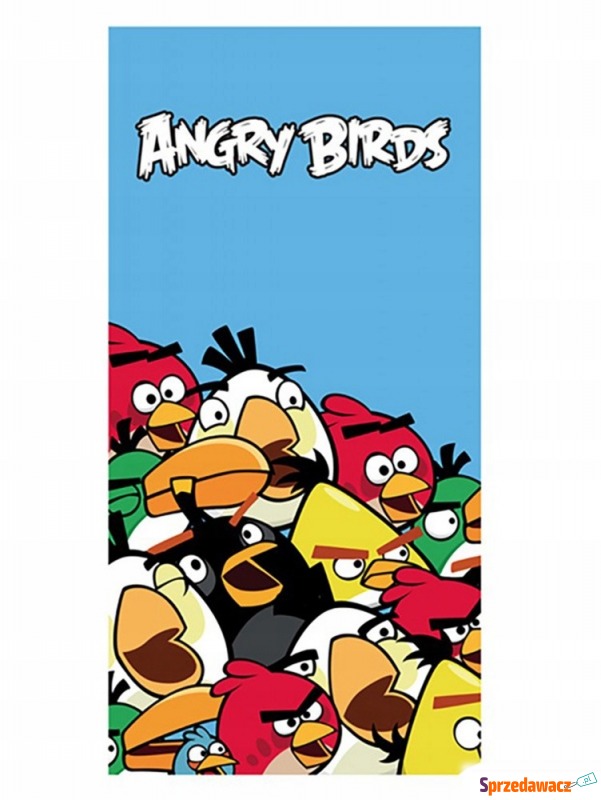 Ręcznik angry birds bawełna kąpielowy 150x75cm - Zabawki ogrodowe i plażowe - Chorzów