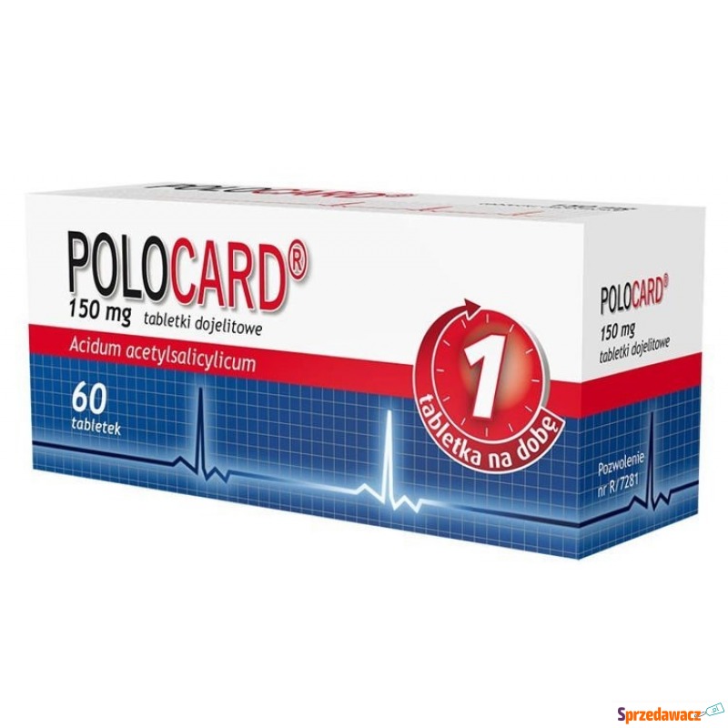 Polocard 0,15 x 60 tabletek - Witaminy i suplementy - Knurów