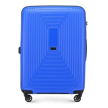 Wittchen - Średnia walizka z polipropylenu w geometryczny deseń