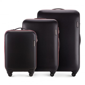 Wittchen - Zestaw walizek z ABS-u z kontrastowym suwakiem