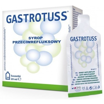 Gastrotuss syrop przeciwrefluksowy 20ml x 20 saszetek