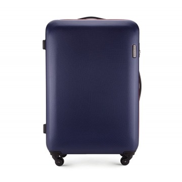 Wittchen - Duża walizka z ABS-u z kontrastowym suwakiem
