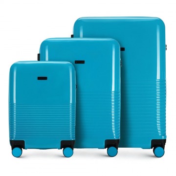Wittchen - Zestaw walizek z ABS-u gęsto tłoczonych