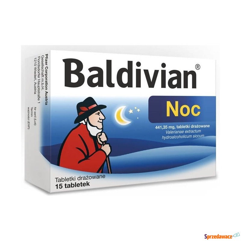 Baldivian noc x 15 tabletek - Witaminy i suplementy - Legnica