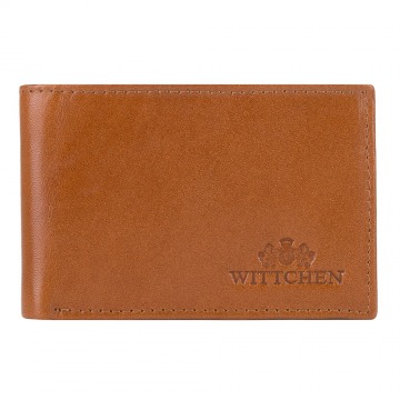 Wittchen - Męski portfel ze skóry minimalistyczny