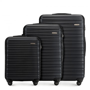 Wittchen - Zestaw walizek z ABS-u z żebrowaniem