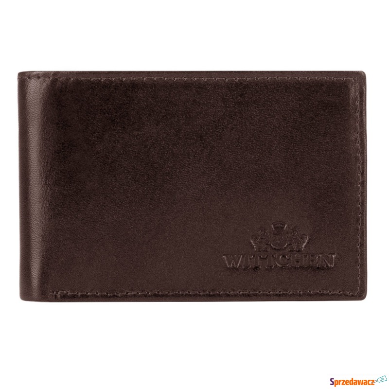 Wittchen - Męski portfel ze skóry minimalistyczny - Portfele, portmonetki - Drawsko