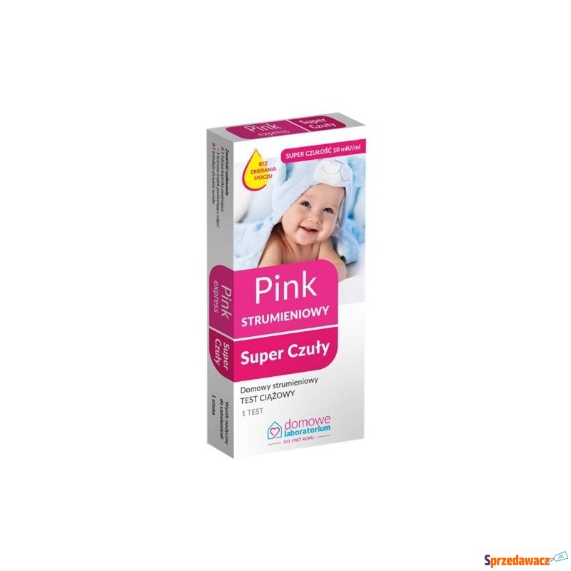 Pink super czuły test ciążowy strumieniowy x 1... - Pozostałe artykuły - Jelcz-Laskowice