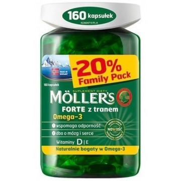 Moller's forte x 160 kapsułek