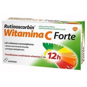 Rutinoscorbin witamina c forte x 30 kapsułek