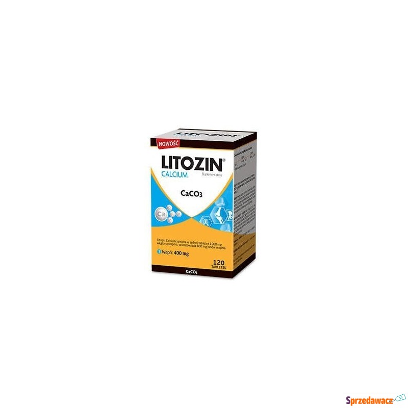 Litozin calcium x 120 tabletek - Witaminy i suplementy - Wodzisław Śląski