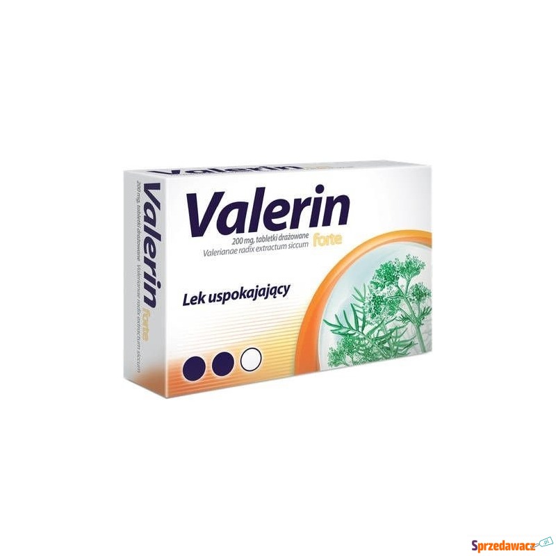 Valerin forte 0,2g x 60 tabletek - Witaminy i suplementy - Legnica