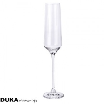 Zestaw kieliszków do szampana DUKA CHARISMA 2 sztuki 190 ml szkło
