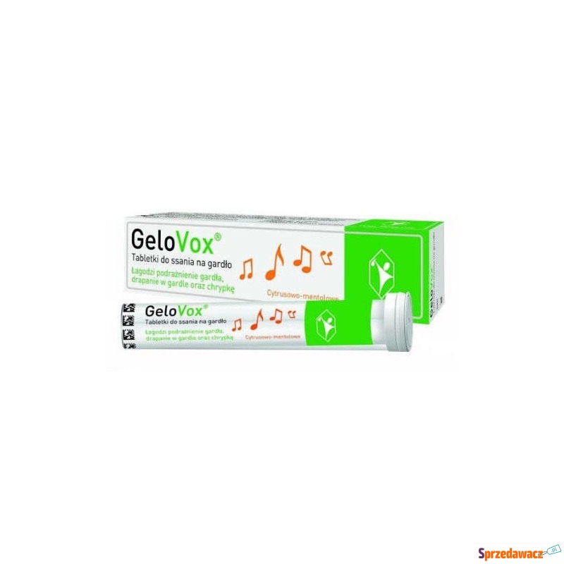 Gelovox cytrusowo-mentolowy x 10 tabletek do ssania - Leki bez recepty - Łapy