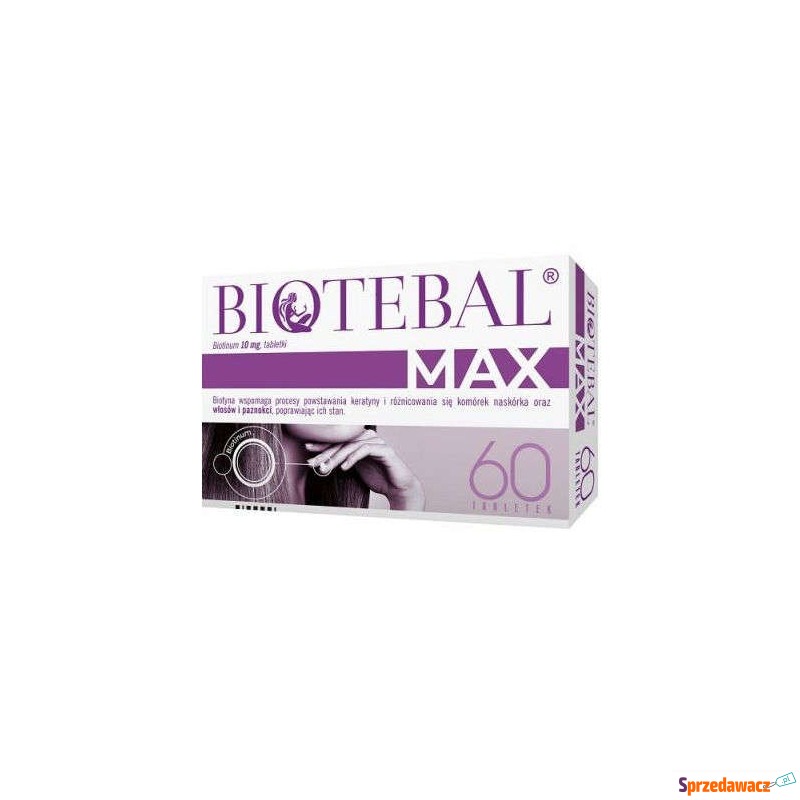 Biotebal max x 60 tabletek - Witaminy i suplementy - Tczew