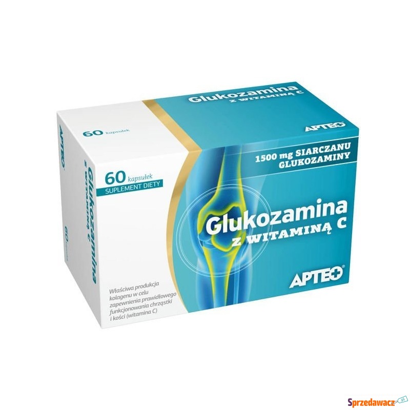 Apteo glukozamina z witaminą c x 60 kapsułek - Witaminy i suplementy - Wrocław
