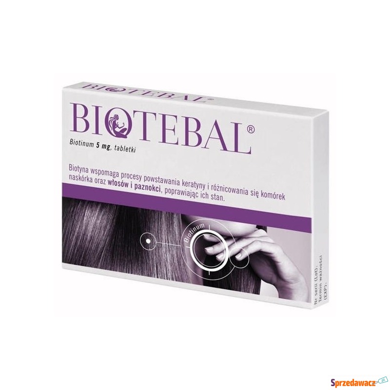 Biotebal 5mg x 60 tabletek - Witaminy i suplementy - Domaszowice