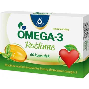 Omega-3 roślinne x 60 kapsułek