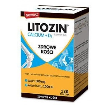 Litozin calcium + d3 x 120 tabletek