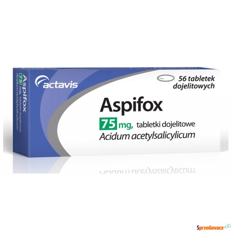 Aspifox 75mg x 56 tabletek - Witaminy i suplementy - Konin