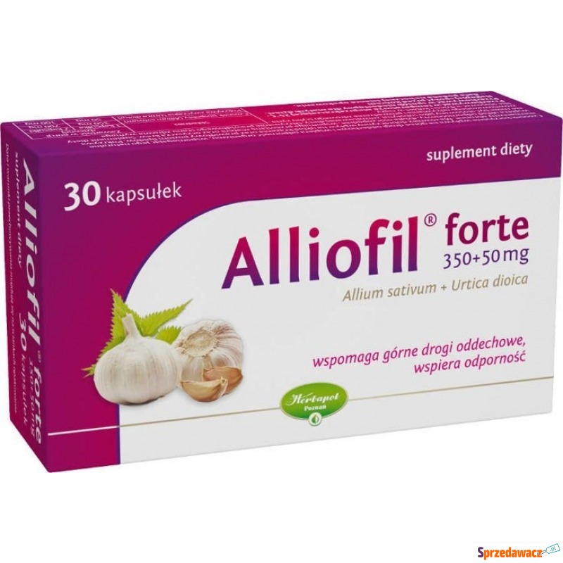 Alliofil forte x 30 kapsułek - Witaminy i suplementy - Zamość