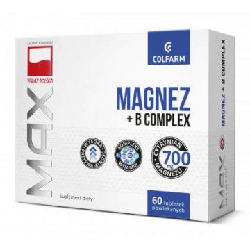 Magnez + b complex x 60 tabletek