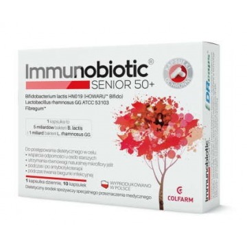 Immunobiotic senior 50+ x 10 kapsułek