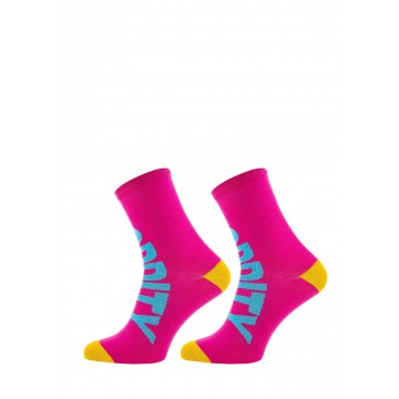 Skarpety freak feet damskie długie rozmiar: 35-38, kolor: różowy, freak feet