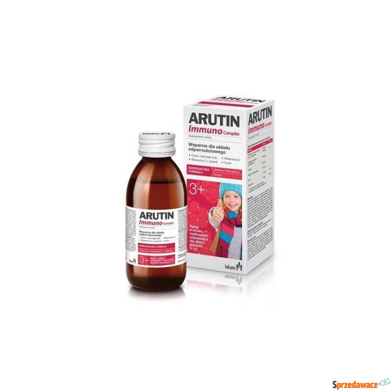 Arutin immuno complex syrop 120ml - Witaminy i suplementy - Wieluń