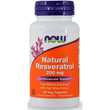 Natural resveratrol 200mg x 60 kapsułek veg