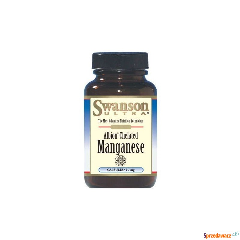 Swanson albion chelat manganu 10mg x 180 kapsułek - Witaminy i suplementy - Częstochowa