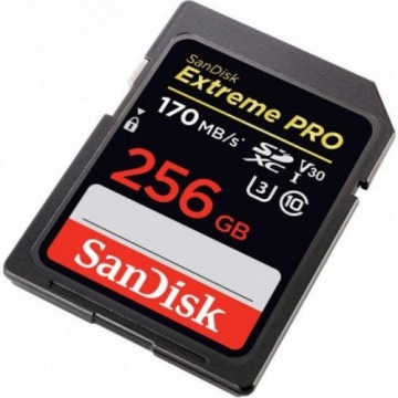 Karta pamięci SanDisk EXTREME PRO SDSDXXY-256G-GN4IN (256GB; Class U3, V30; Karta pamięci)