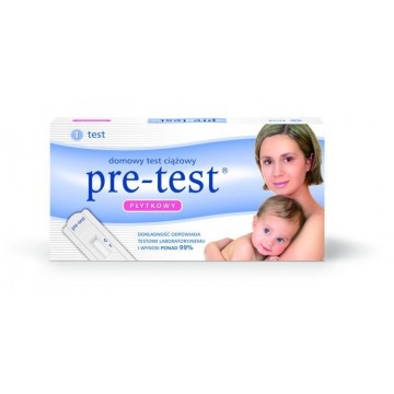 Pre-test - płytkowy test ciążowy