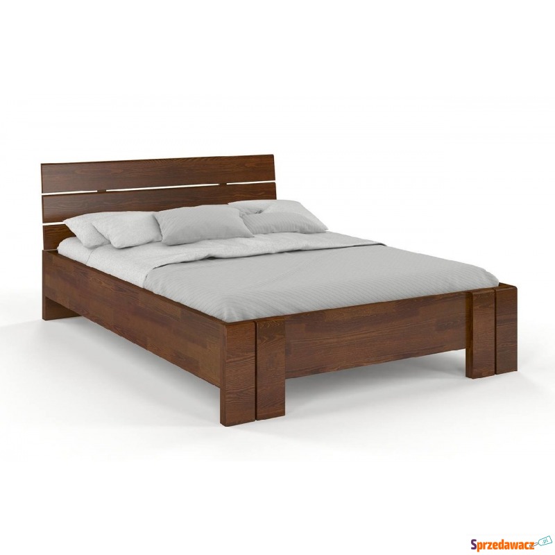 łóżko drewniane sosnowe visby arhus high & long... - Łóżka - Bytom