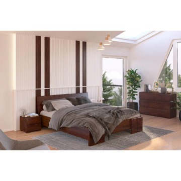 łóżko drewniane sosnowe skandica vestre maxi & long