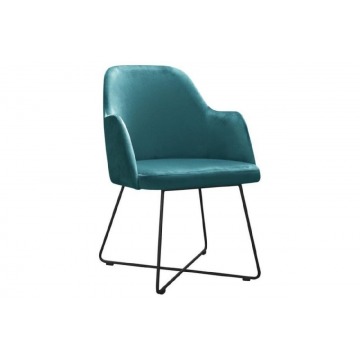 nowoczesne krzesło tapicerowane z podłokietnikami bleik x