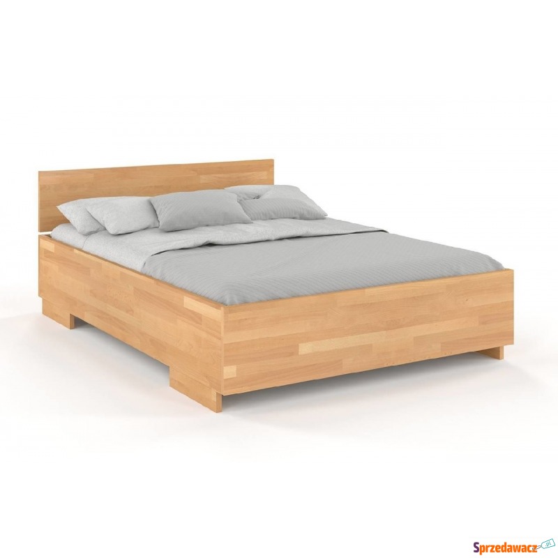 łóżko drewniane bukowe visby bergman high - Łóżka - Kielce