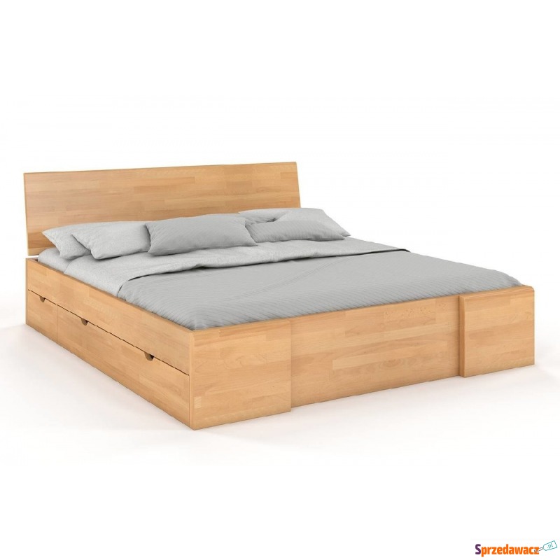 łóżko drewniane bukowe visby hessler high dra... - Łóżka - Skarżysko-Kamienna