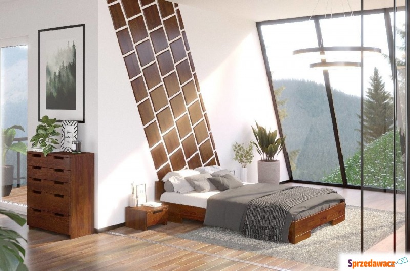 łóżko drewniane sosnowe skandica spectrum long... - Łóżka - Koszalin