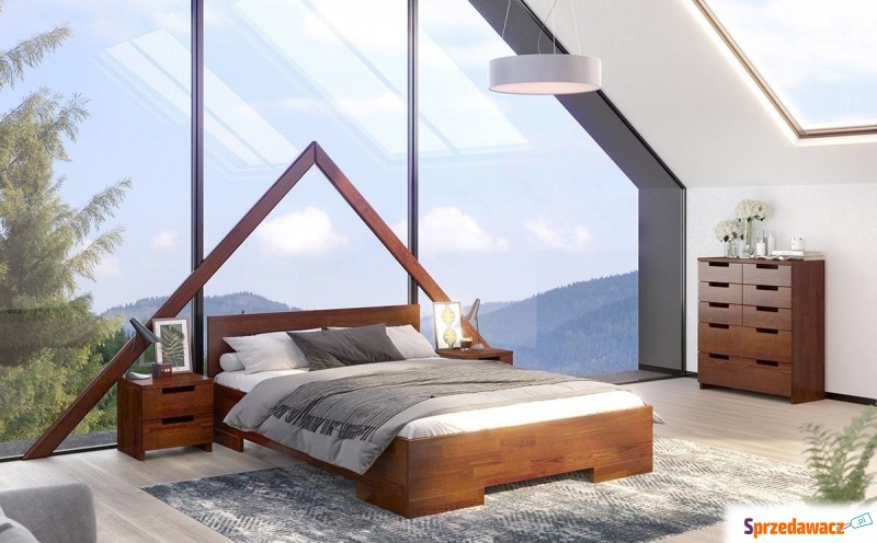 łóżko drewniane sosnowe skandica spectrum maxi - Łóżka - Siedlęcin