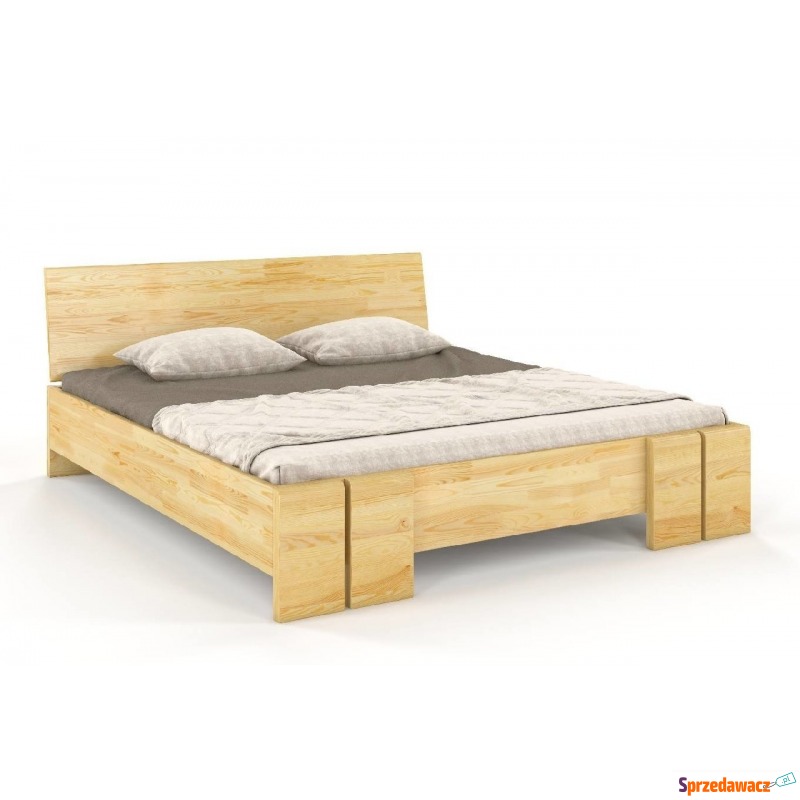 łóżko drewniane sosnowe ze skrzynią na poście... - Łóżka - Gliwice