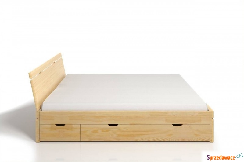łóżko drewniane sosnowe z szufladami skandica... - Łóżka - Olsztyn