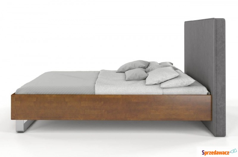łóżko drewniane bukowe visby kielex z tapicer... - Łóżka - Sochaczew