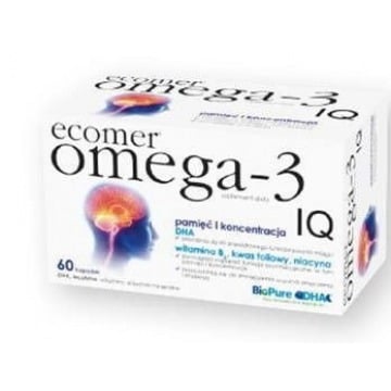 Ecomer omega-3 iq x 60 kapsułek